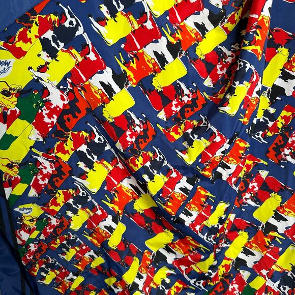 Movenpick‎ Women's Abstract Bold Colored Cow Print Polyester Scarf - Picture 6 of 6